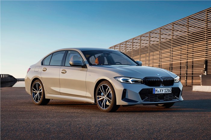 BMW 3 Series facelift front quarter